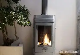 Чугунная печь-камин Invicta Chatel на дровах 🔥