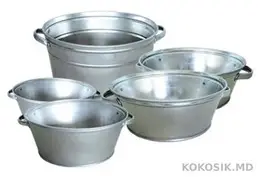 Продам оцинкованную посуду (вёдра, тазы, баки, корыта)