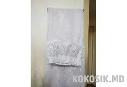 Продается белоснежная тюль (занавески). Новая