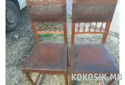 Продам Антикварные стулья "Генри 2". Тисненая кожа