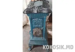 Продам Антикварную печь-камин. Чугун, Майолика