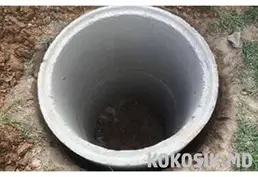 Săparea fântâni, inele și materiale de construcție