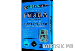 Мертель огнеупорный высокопластичный «Терракот» и глино-шамотная смесь