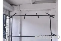Стойка для одежды (2 м x 1.6 м, Металл и дерево)