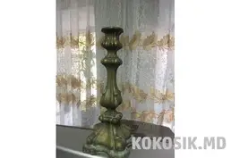 Антикварный подсвечник NORBLIN & CO (19 век) | Бронза
