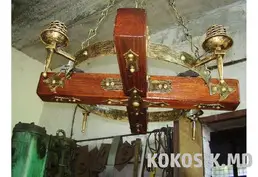 Кованая люстра и светильники