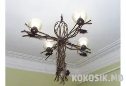 Кованая люстра и светильники