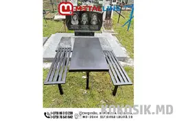 Mese și scaune metalice — pentru curte sau cimitir (Chișinău)