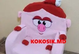 Купить детское кресло розового цвета