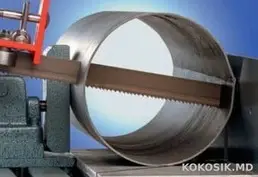 Резка металла ленточной пилой ⚙️