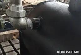Твердотопливный котел с водяным контуром 🔥